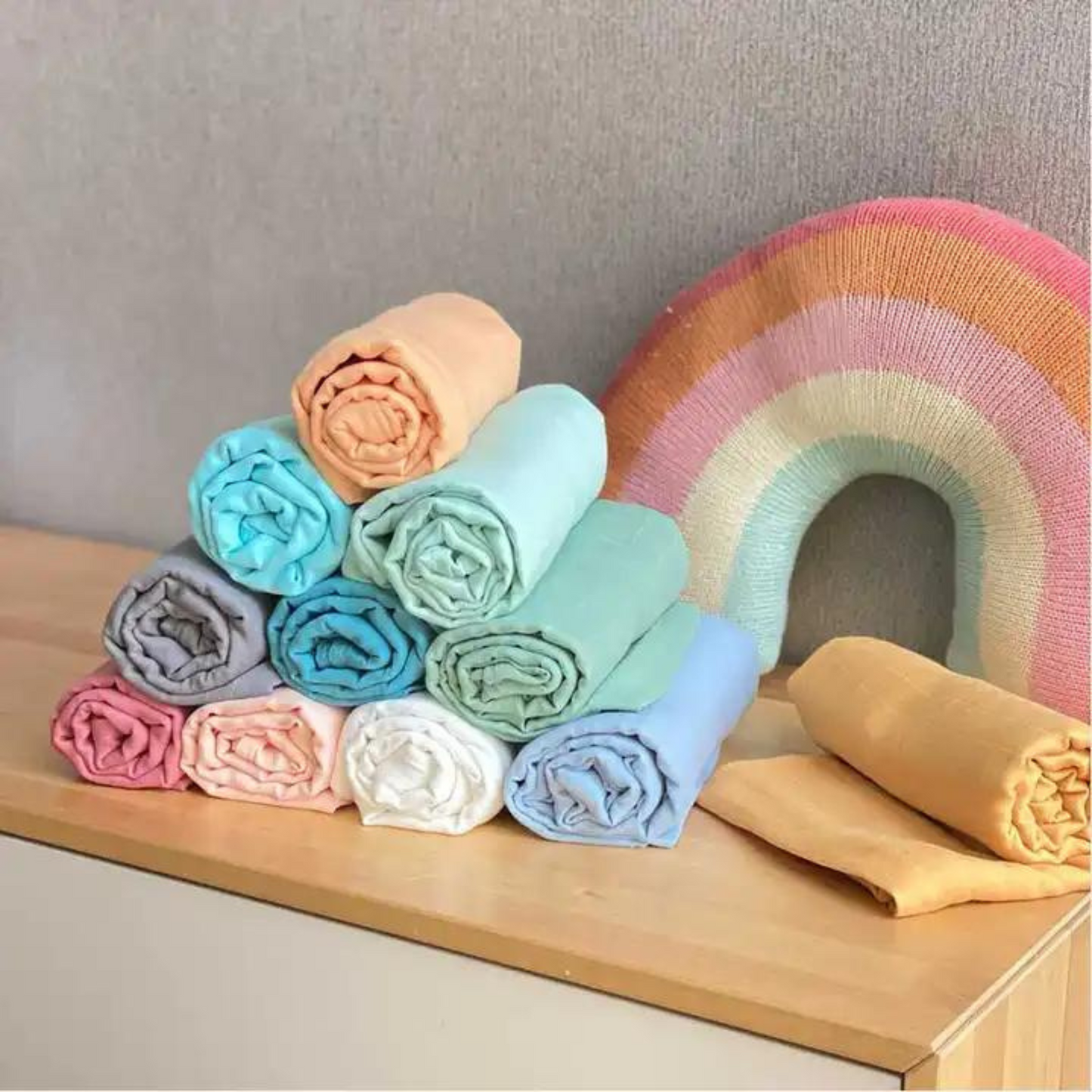 Baby muslin swaddle blanket; 01CQ/HH;