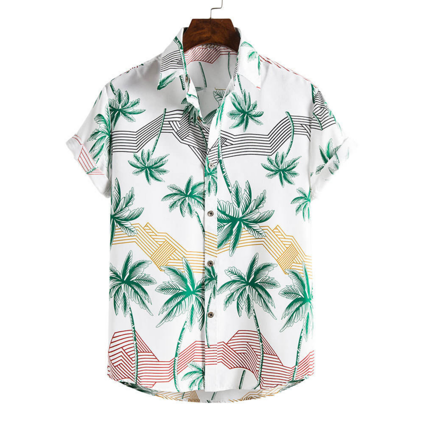 Shirts Men's Printed Beach Short Sleeve - Hawaii shirt; 03A/HH;