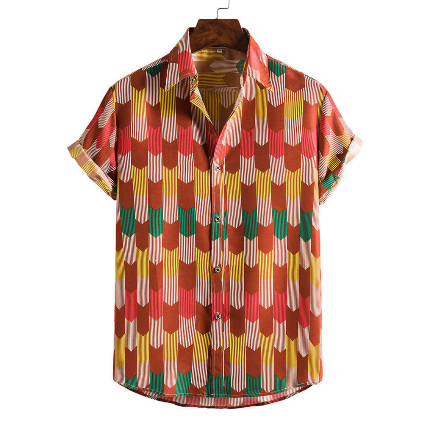 Shirts Men's Printed Beach Short Sleeve - Hawaii shirt; 03A/HH;