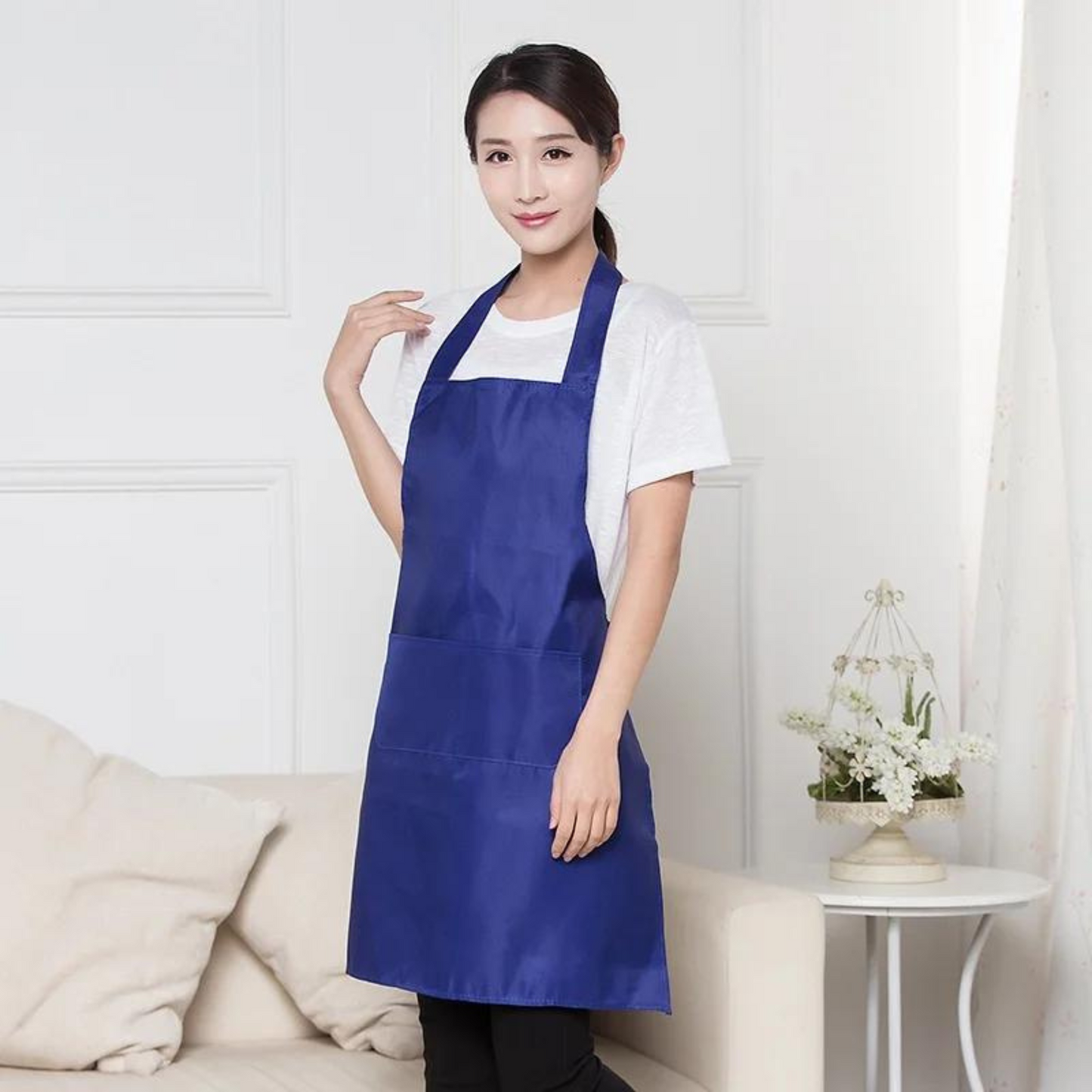 Oilproof - Waterproof Polyester Kitchen Apron; 12TD/HH;