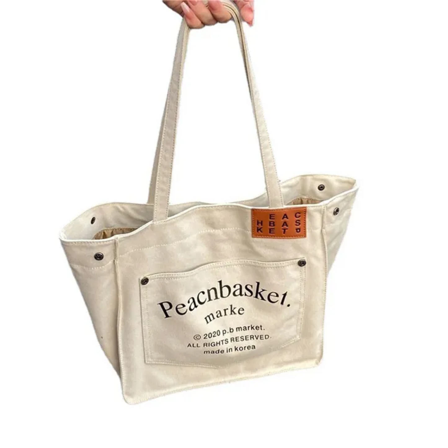 Tote Shopping Bag; Canvas bag; 281TV/HH;