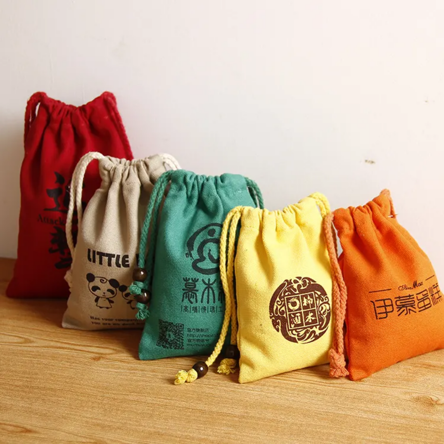 Cotton Drawstring Bag; 285TV/HH
