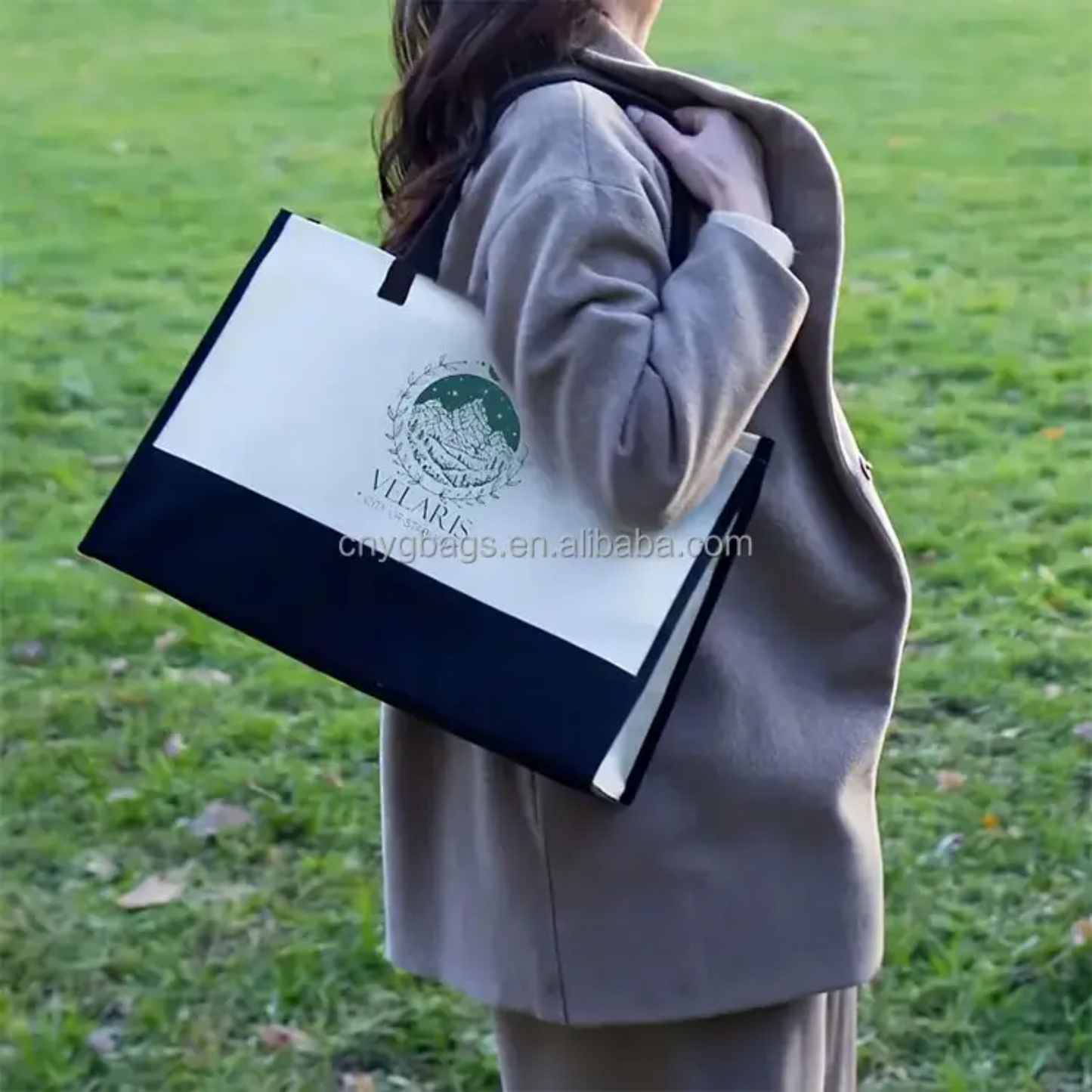 Digital Printing Tote Shopping Bag; 290TV/HH