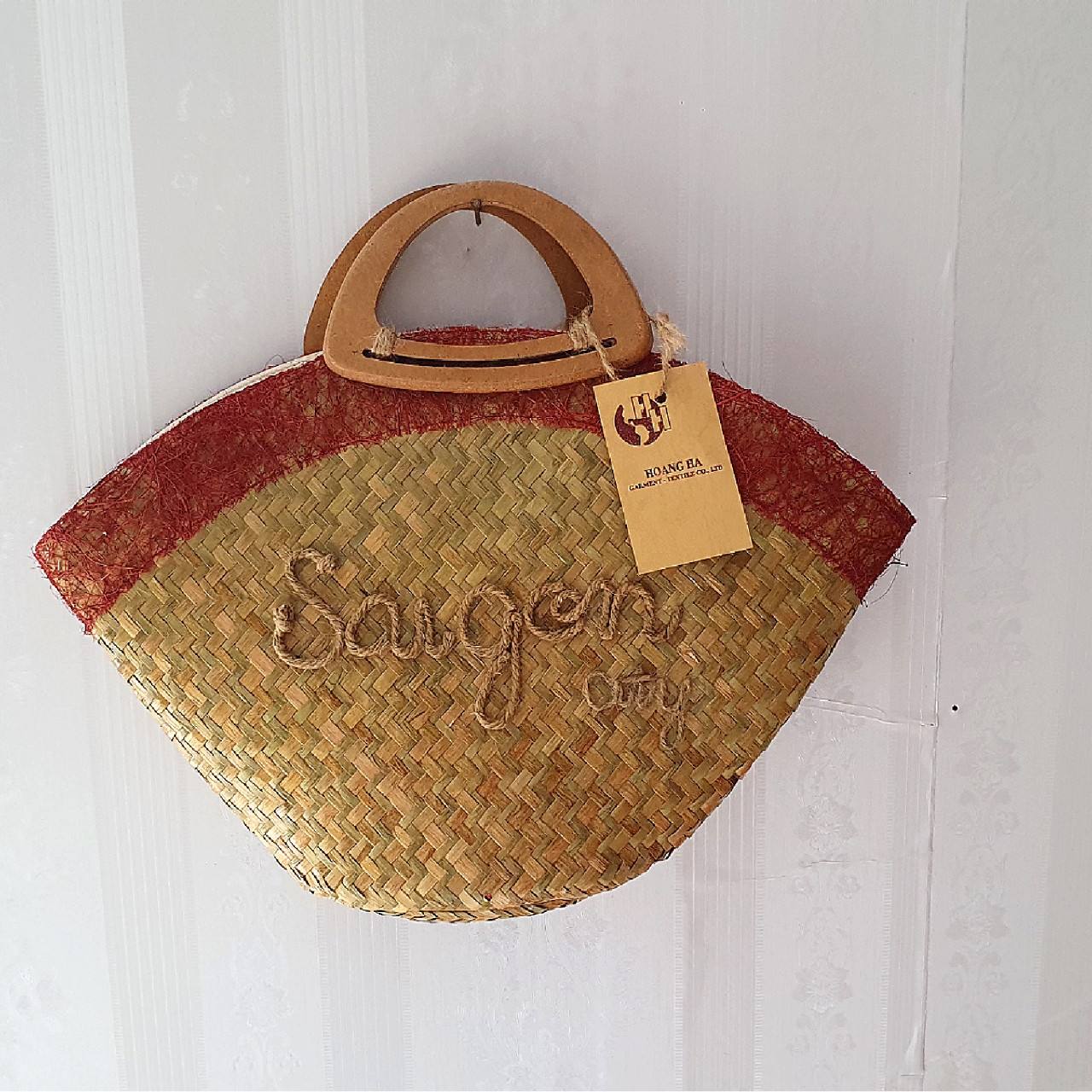 Straw tote handbag , seagrass Bag , tote beach Bag , handmade gifts , straw bag UK ;33TB/HH .