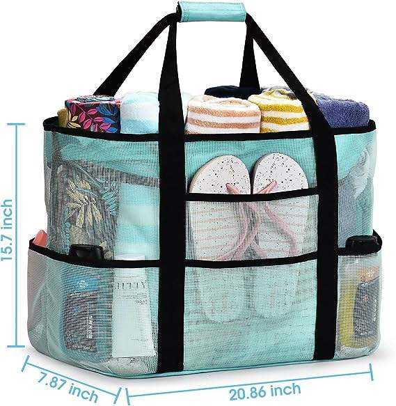 Blue Large Beach Bags; Tote bag ; 182TV/HH