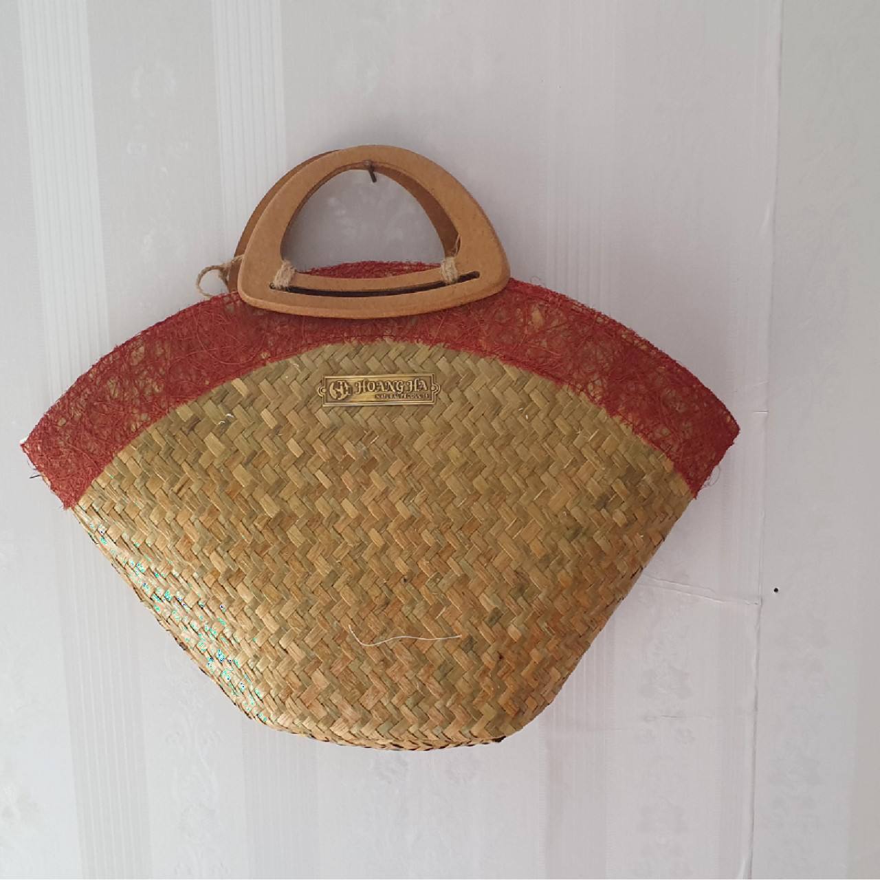 Straw tote handbag , seagrass Bag , tote beach Bag , handmade gifts , straw bag UK ;33TB/HH .