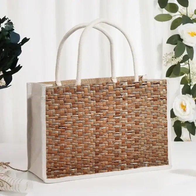 Jute bag; Straw bag; Summer bag; Promotion bag; Shopping bag; 296TB/HH