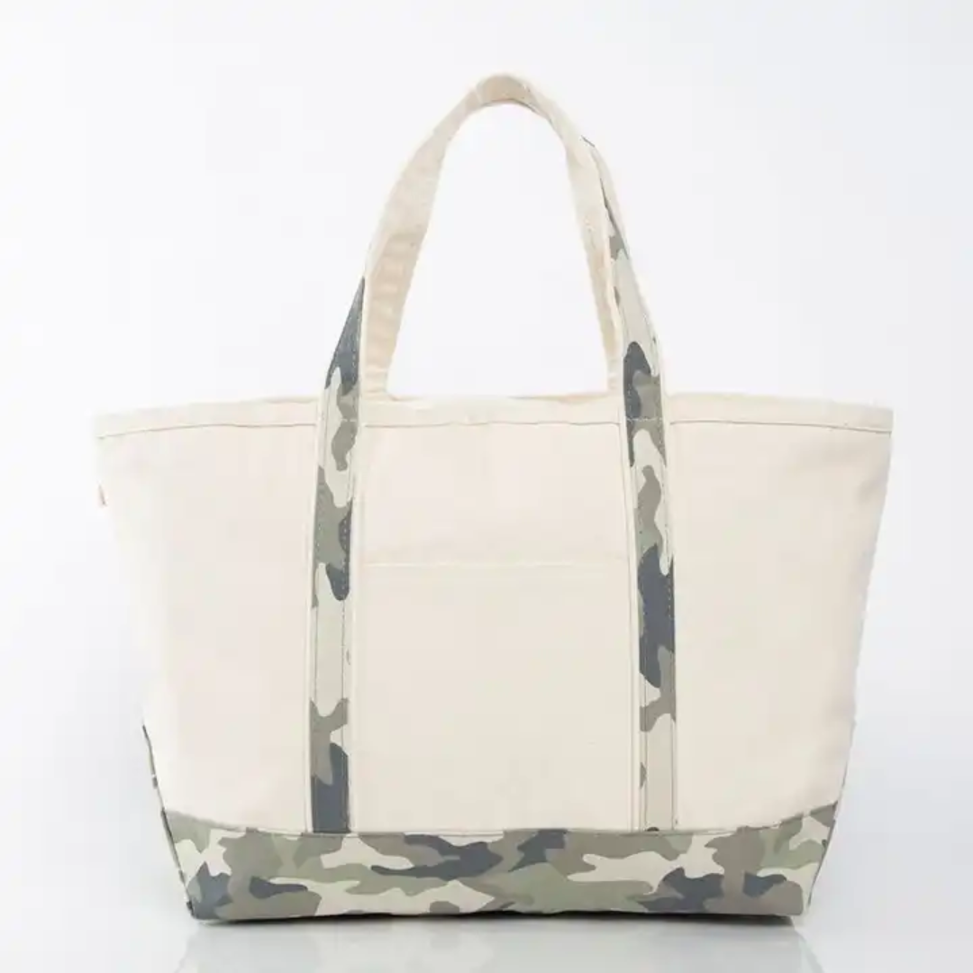 Custom Cotton Canvas Tote Bag with Zipper; 254TV/HH;