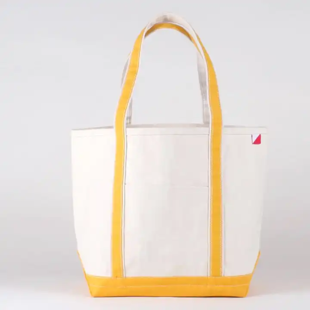 Custom Cotton Canvas Tote Bag with Zipper; 254TV/HH;