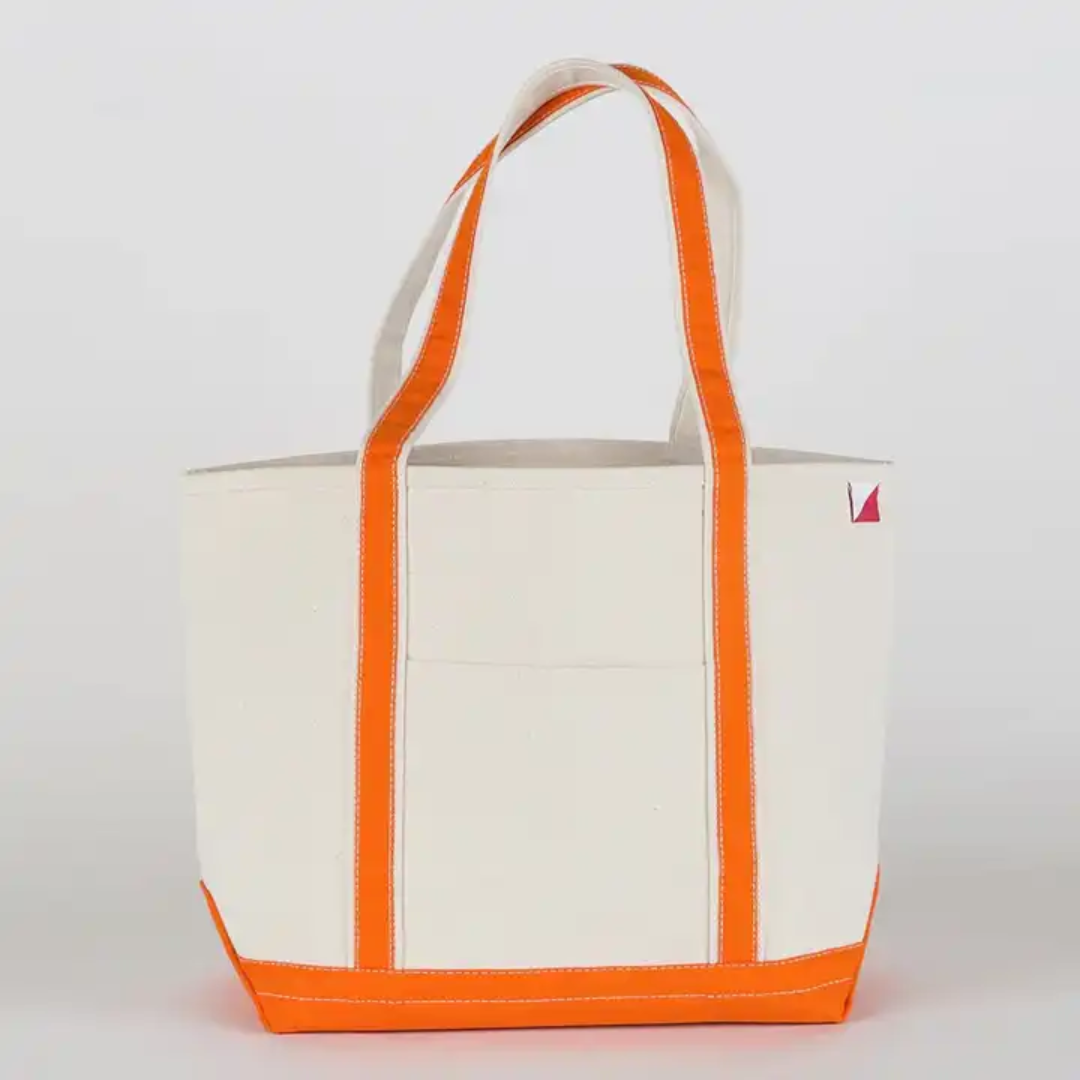 Custom Cotton Canvas Tote Bag with Zipper; 254TV/HH;