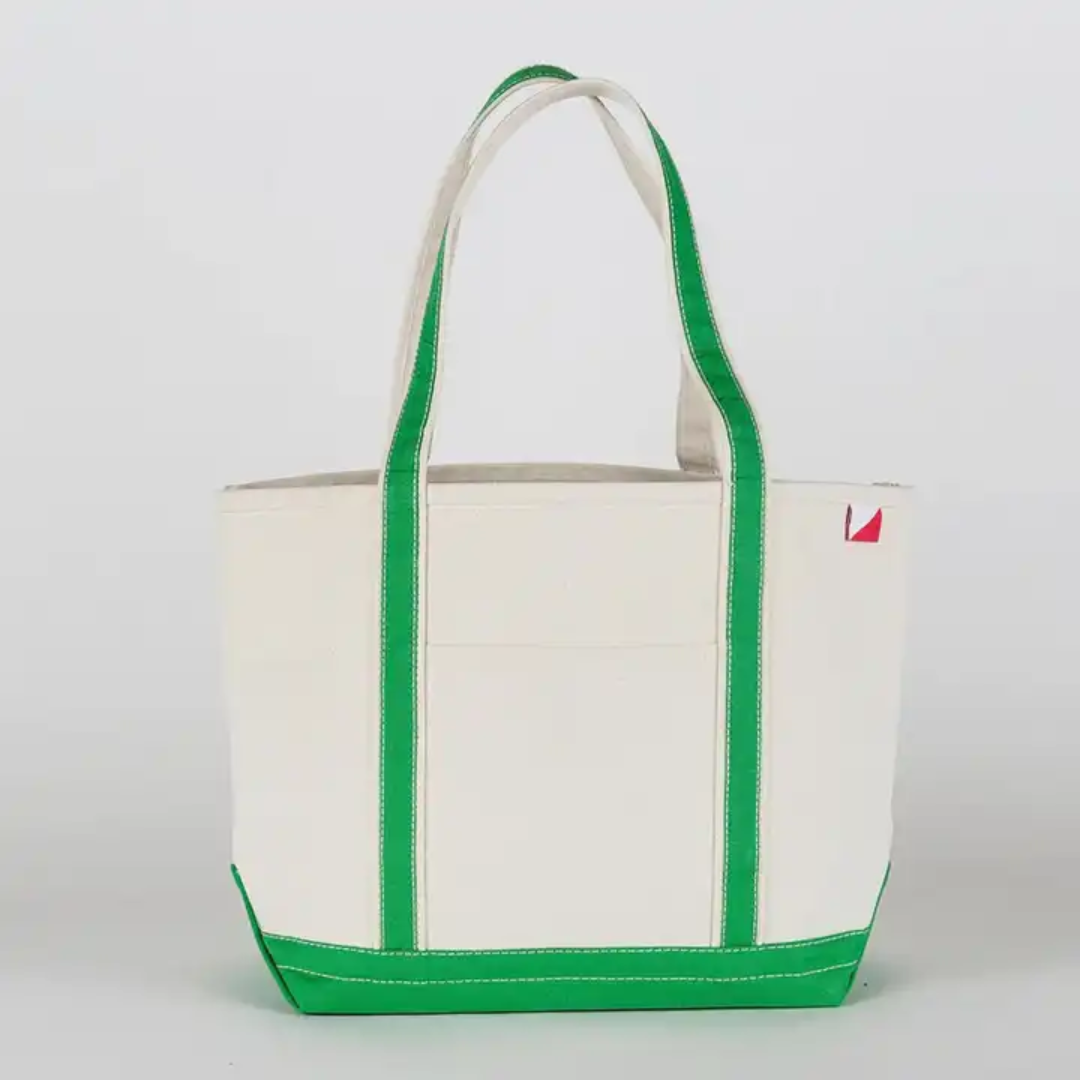 Custom Cotton Canvas Tote Bag with Zipper; 254TV/HH;