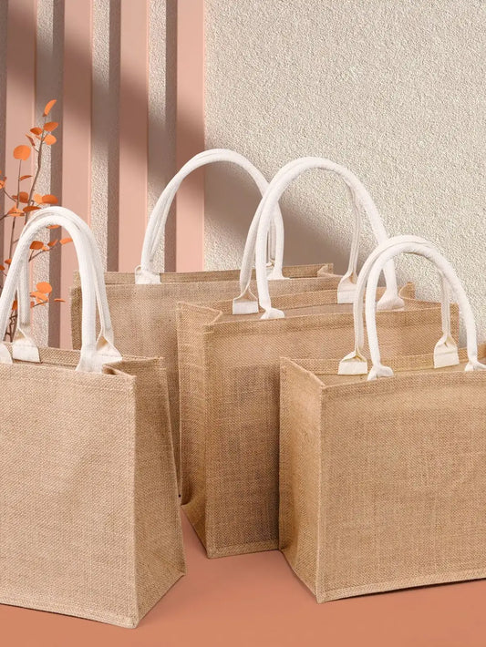 Product Name: Jute Tote Bag; Recycle Foldable Jute bag; 297JT