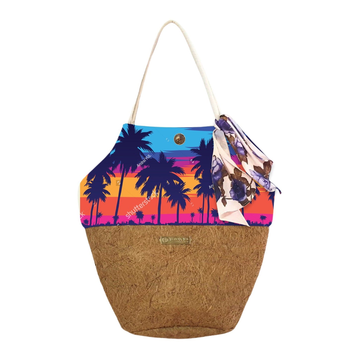 Straw Seagrass Tote Bag