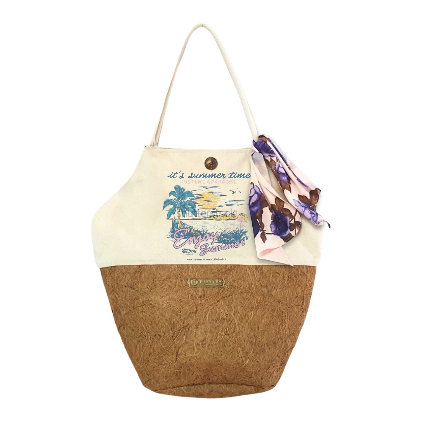 Straw Seagrass Tote Bag