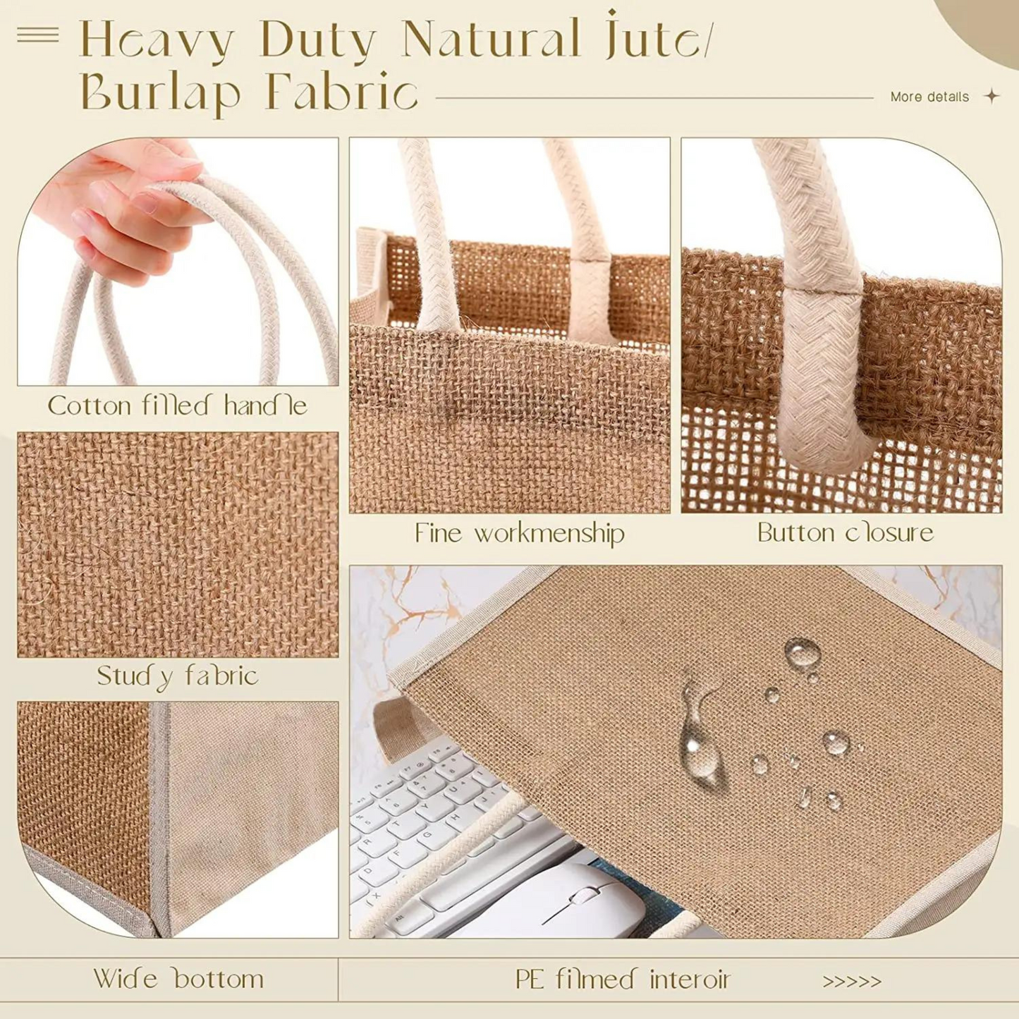 Jute bag; Summer bag; Promotion bag; Shopping bag; 279TV/HH