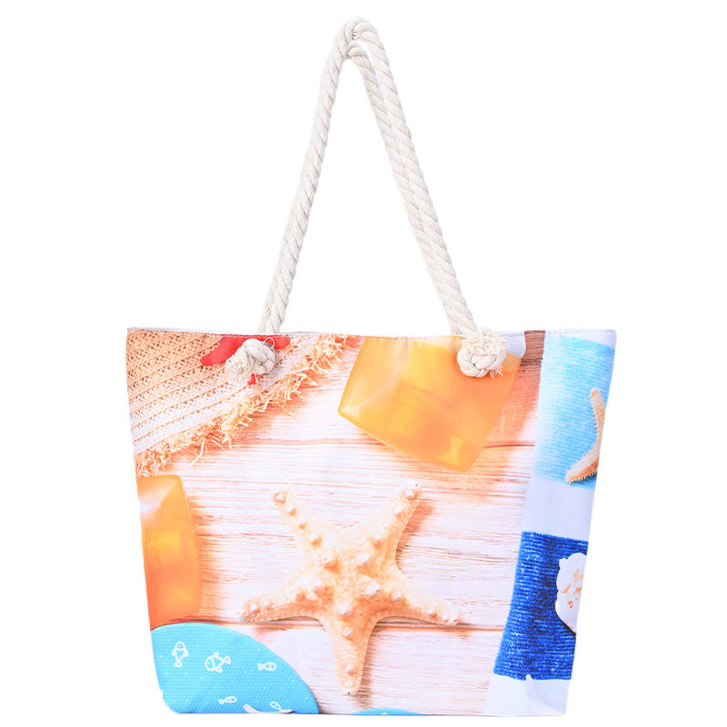 Canvas Beach Tote Bags; 292TV/HH