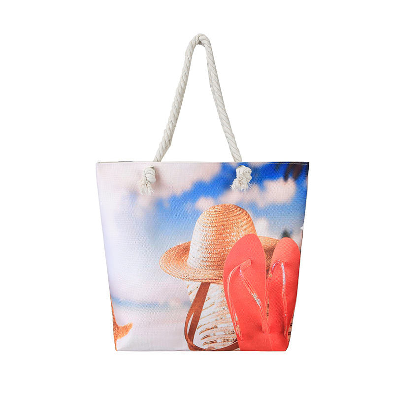 Canvas Beach Tote Bags; 292TV/HH