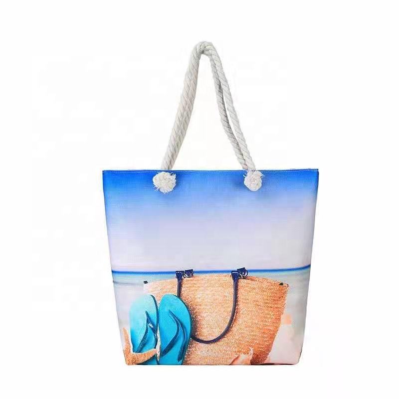 Canvas Beach Tote Bags; 292TV/HH