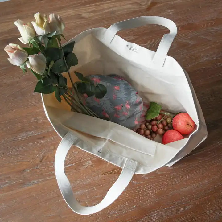 Shopping Tote Bag, Oversized Canvas Cotton Bag; 264TV/HH;