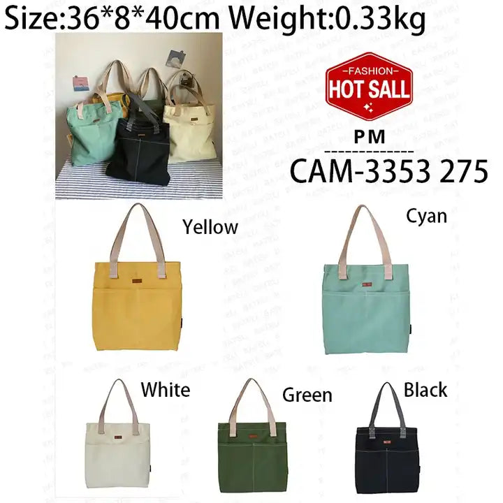 Canvas Shopping Bag - Tote bag - promotion bag; Beach Bag , promotion bag , cotton Bag 274TV/HH;