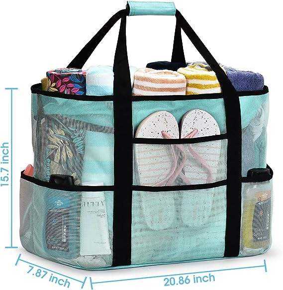 Blue Large Beach Bags; Tote bag ;  182TV/HH