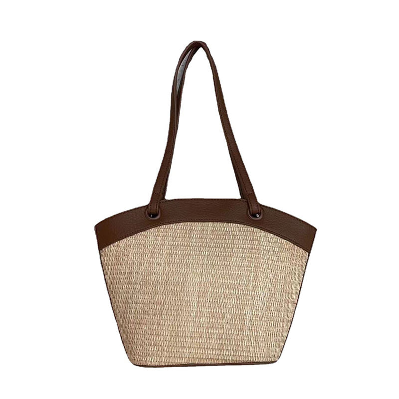 Shoulder srtaw  Bag Woven  Handmade - sea grass Bag - novelty beach bag; 01TDV/HH