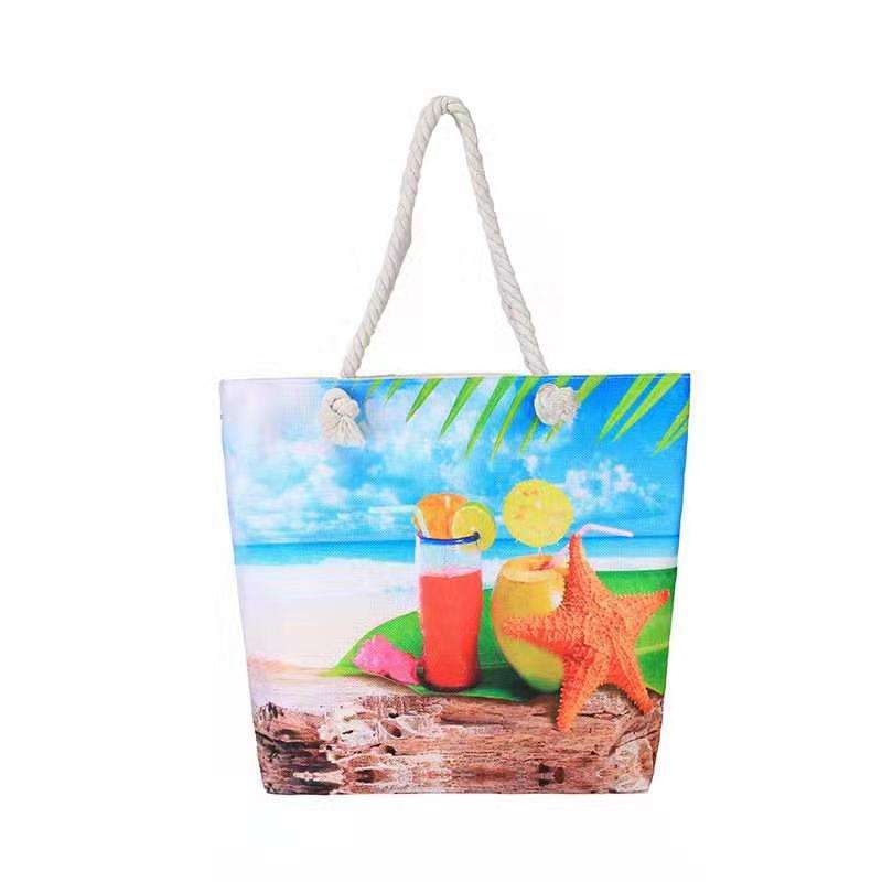 Canvas Beach Tote Bags; 292TV/HH