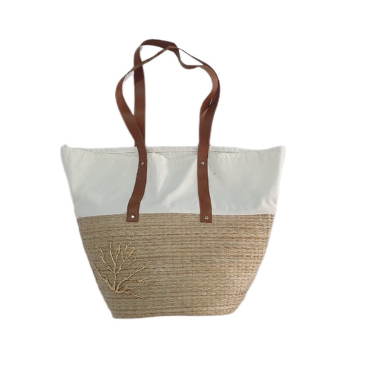 Real Straw Bag, Seagrass Bag, Beach Bag, Novelty Bag; 02TB/HH;